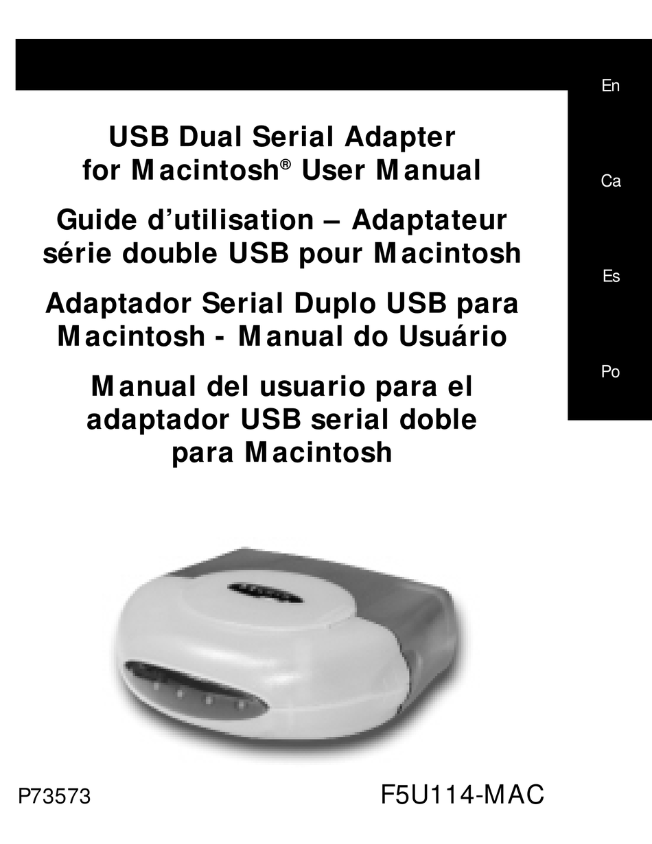 usb to serial for mac